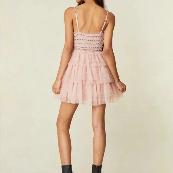 Love Shack Fancy- Jude Dress- Rose Dust - Picture 4 of 5